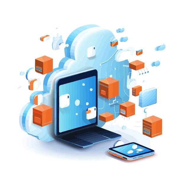 backup-concept-with-tablet-computer-vector_951778-1290